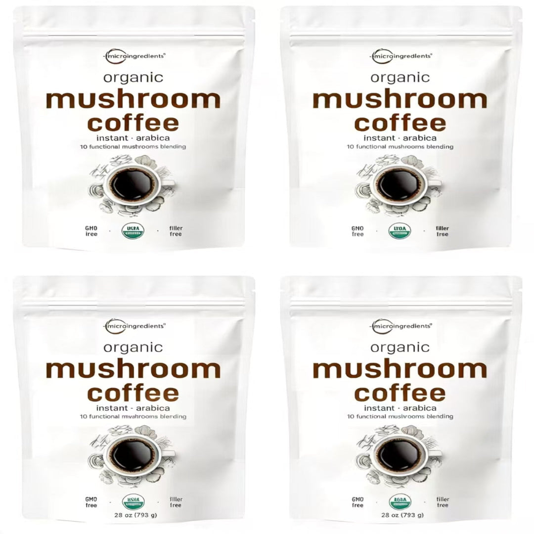 Micro Ingredients Organic Instant 10-in-1 Mushroom Coffee Powder
