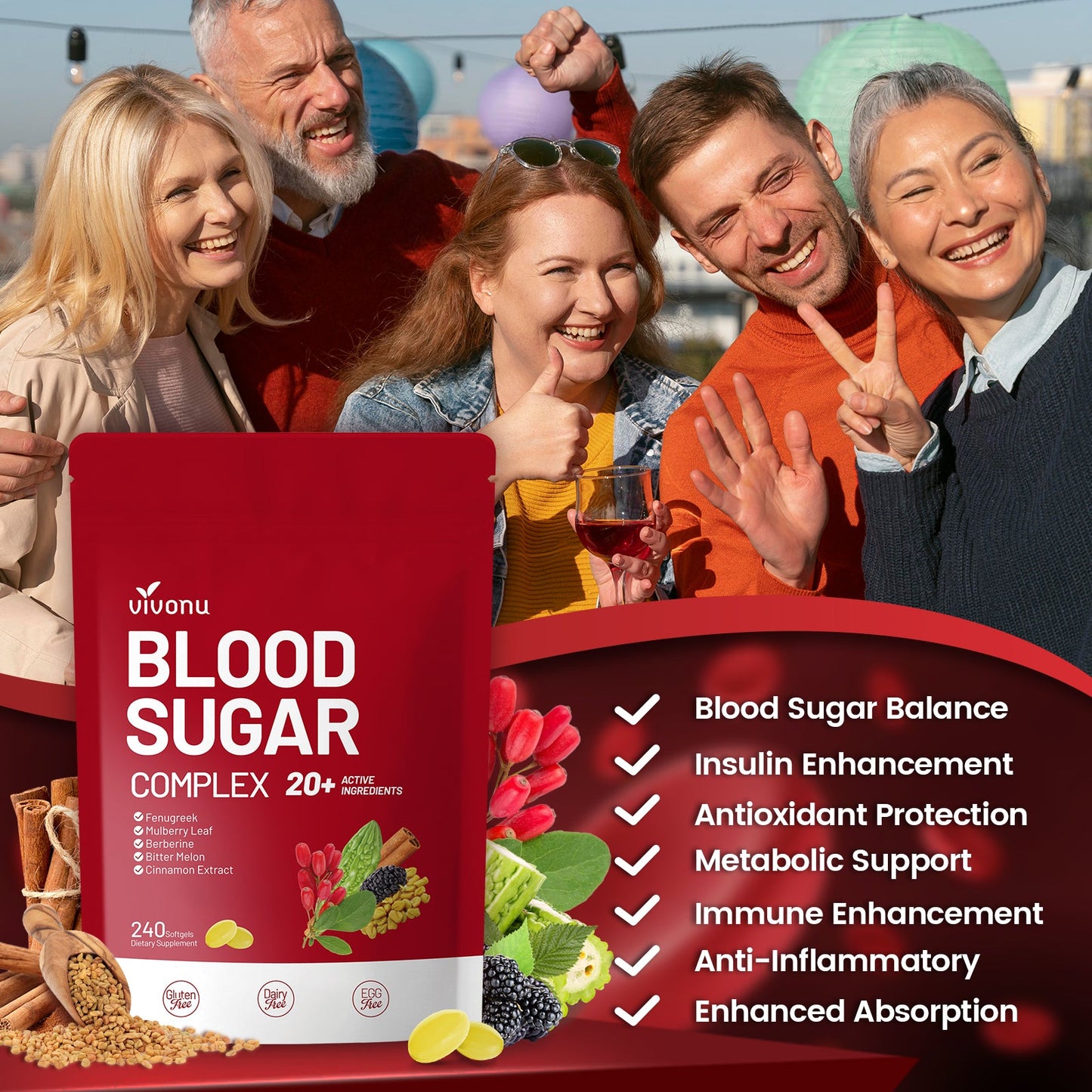 Blood Sugar Complex with 20 Herbs
