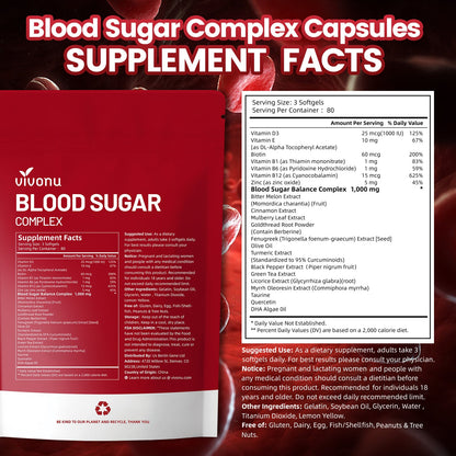 Blood Sugar Complex with 20 Herbs