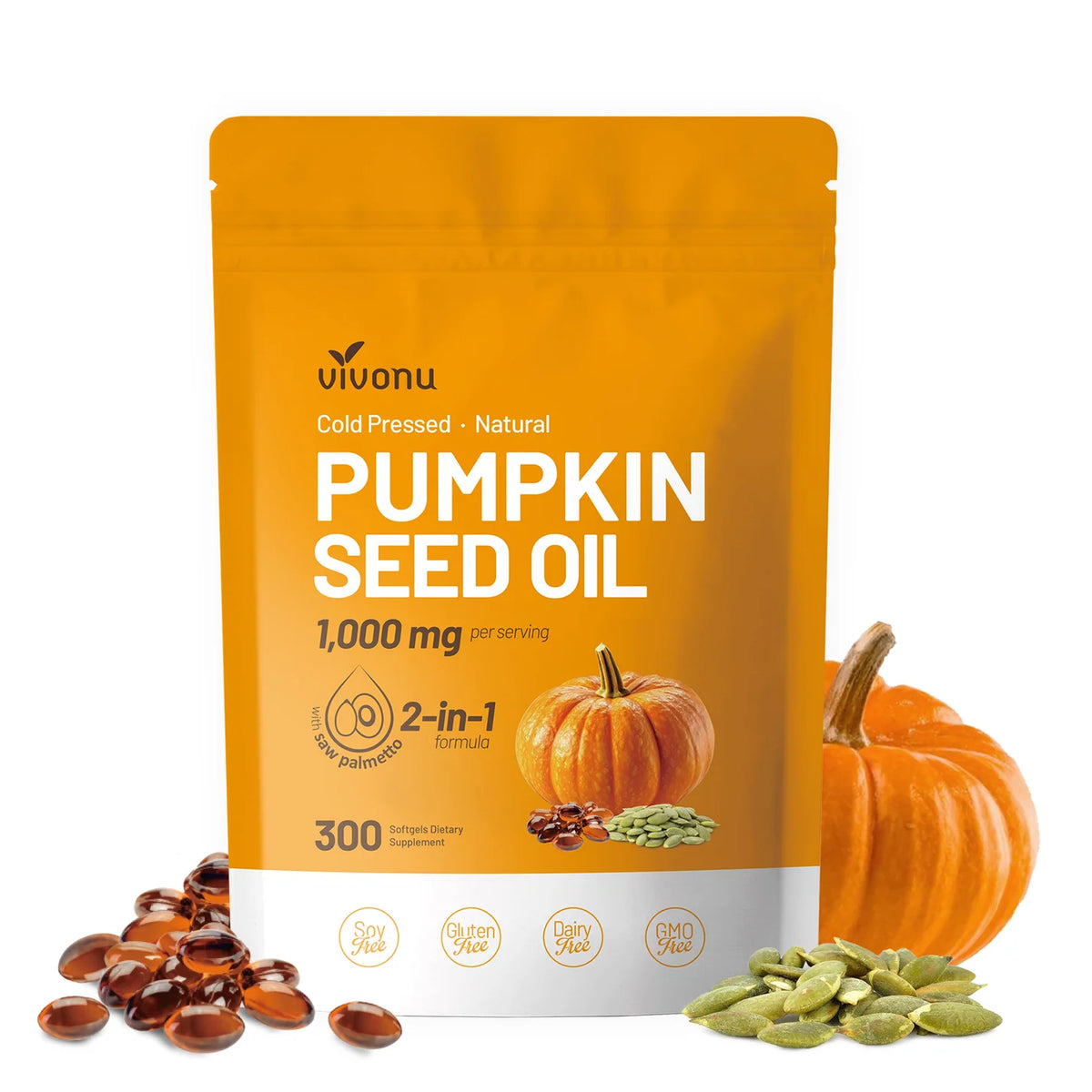 Olio di semi di zucca per capelli e pelle