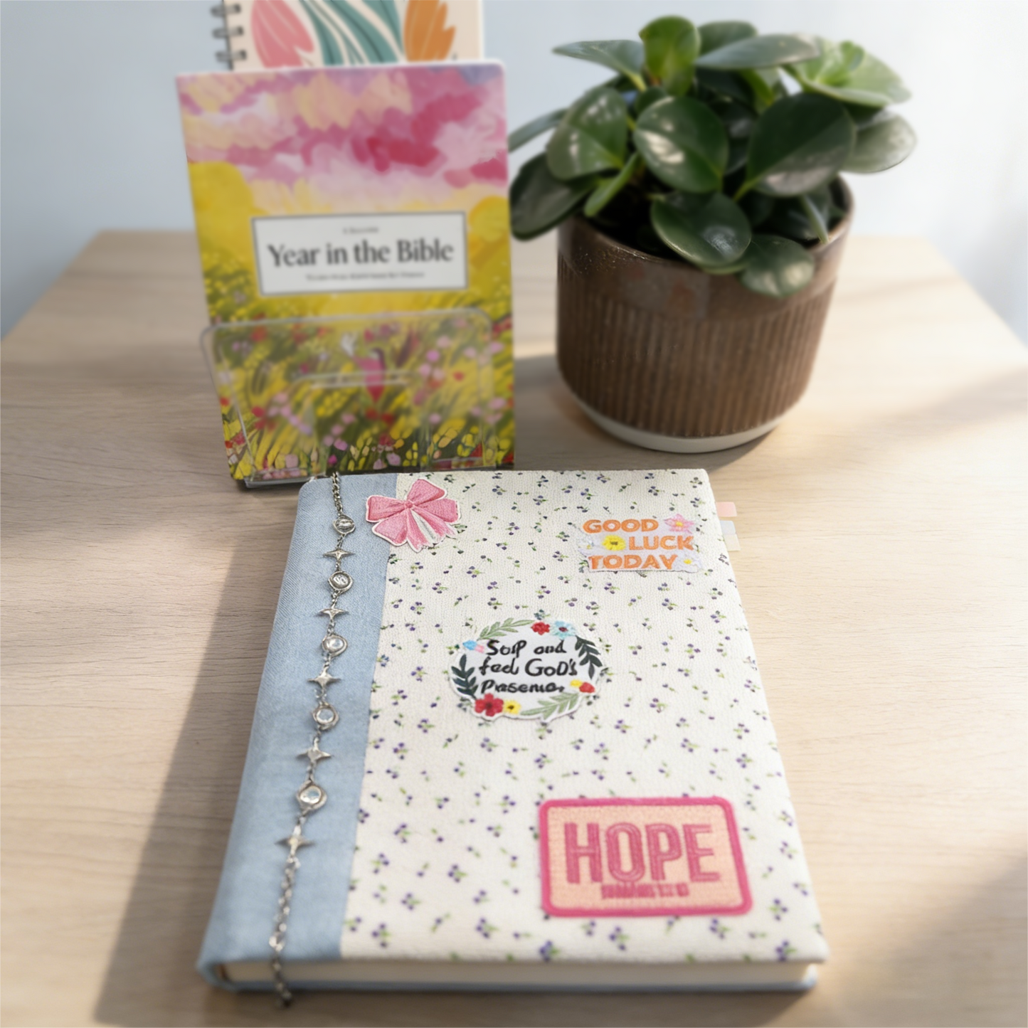 Floral Book Cover for Paperback A4 Size