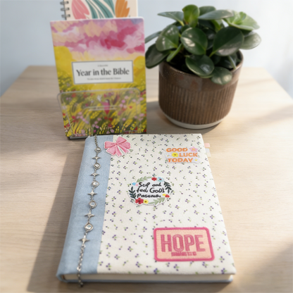 Floral Book Cover for Paperback A4 Size