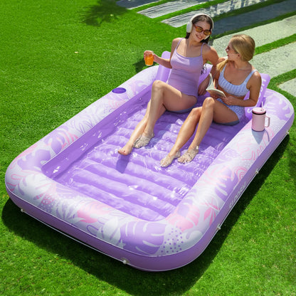 Inflatable Tanning Pool Lounger Float