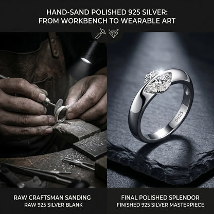 Celestial Spin Ring: Silent Smooth Spinning Moissanite Fidget Ring for Anxious Days, Ideal Gift for Women
