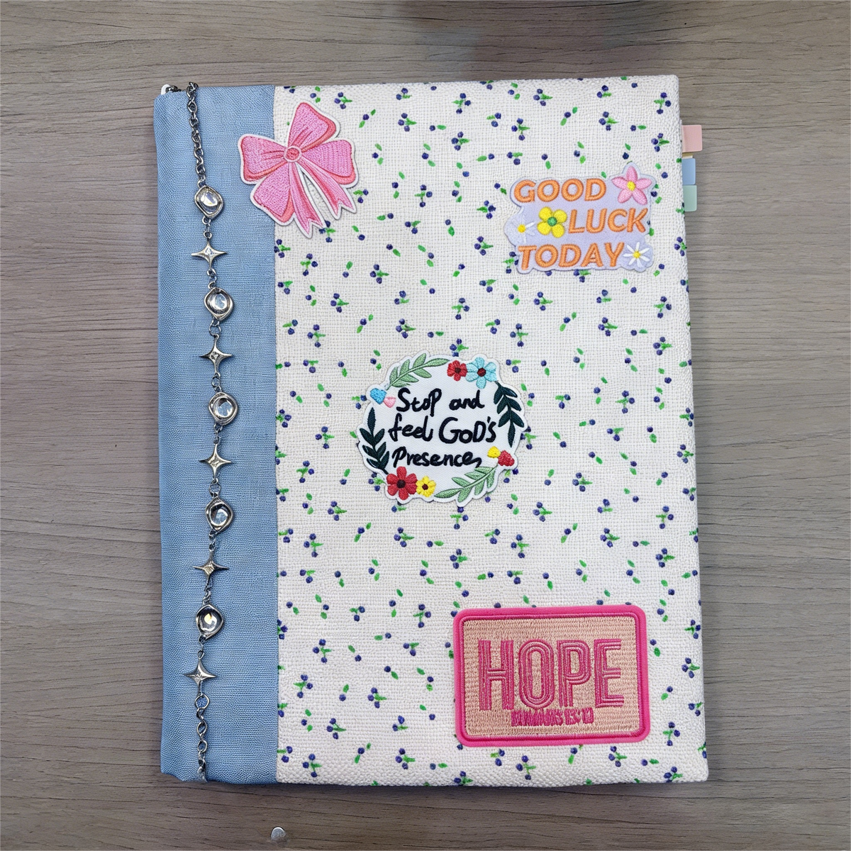 Floral Book Cover for Paperback A4 Size