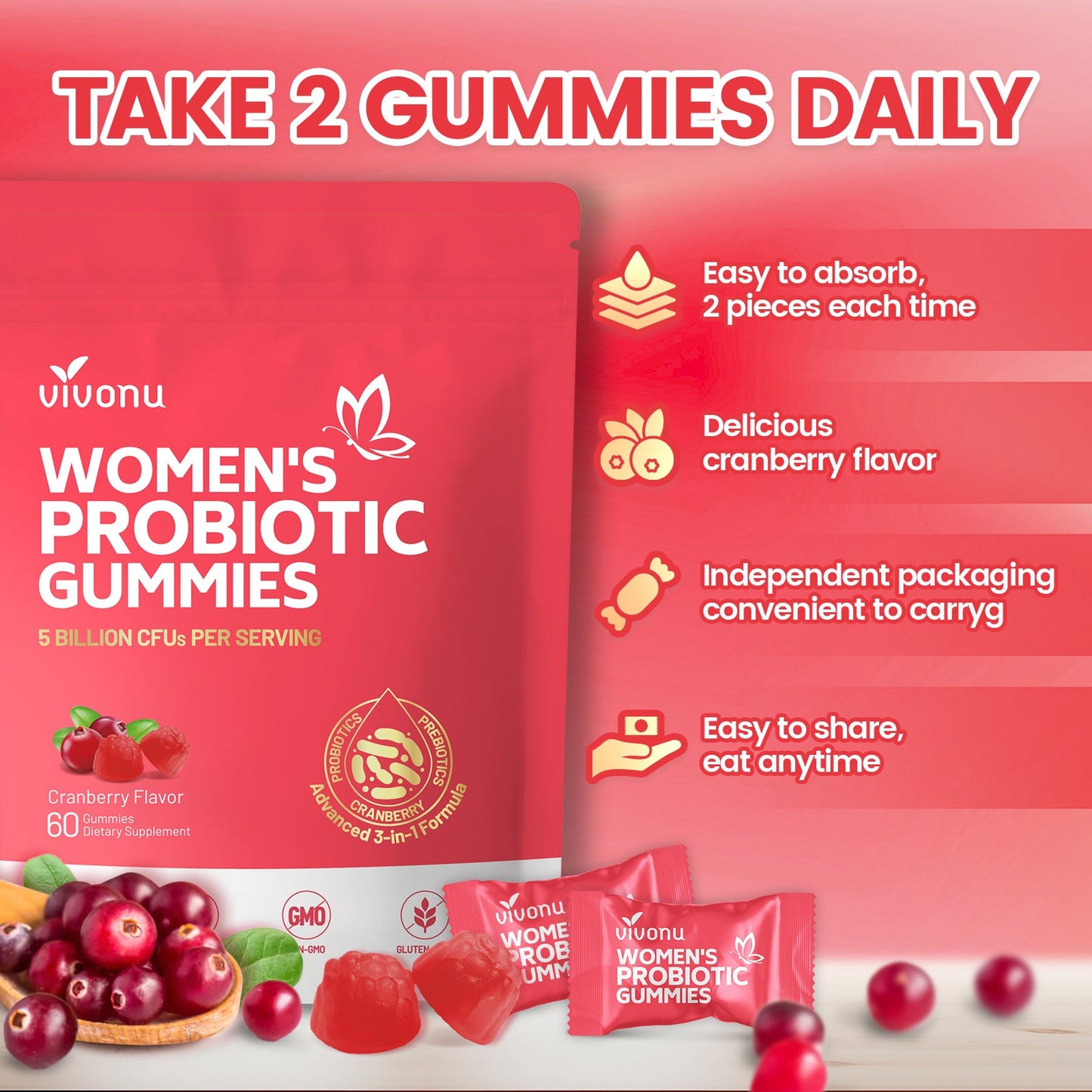 Vaginal Probiotics Gummies