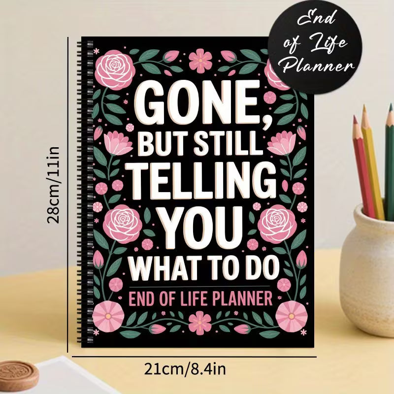 Last Wishes Organizer Book | End-of-Life Planner & Estate Planning Guide