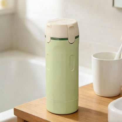 4-in-1 Portable Travel Dispenser Bottle | Compact Refillable Cosmetic & Shampoo Storage for On-the-Go