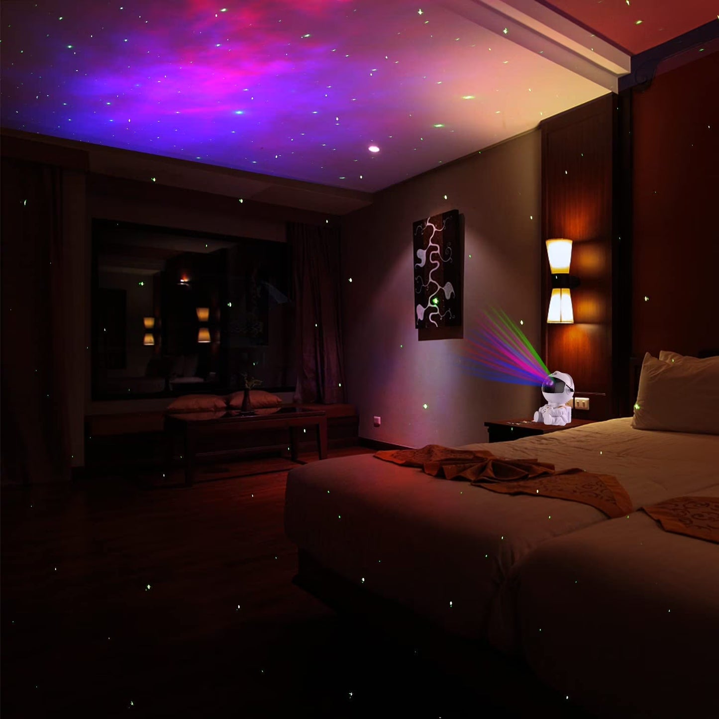 Astronaut Starry Night Light Projector For Aesthetic Room Decor Gift