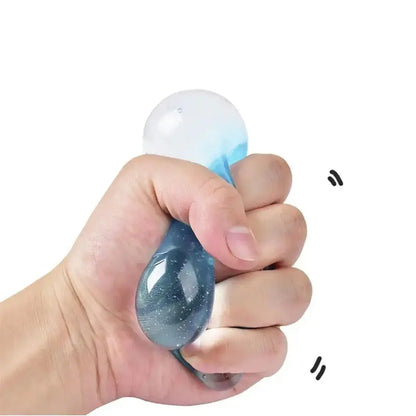 4 Pack Anxiety Squishy Toys - Slow Bounce Squeeze, Pressure Release, Office Desk Toy
