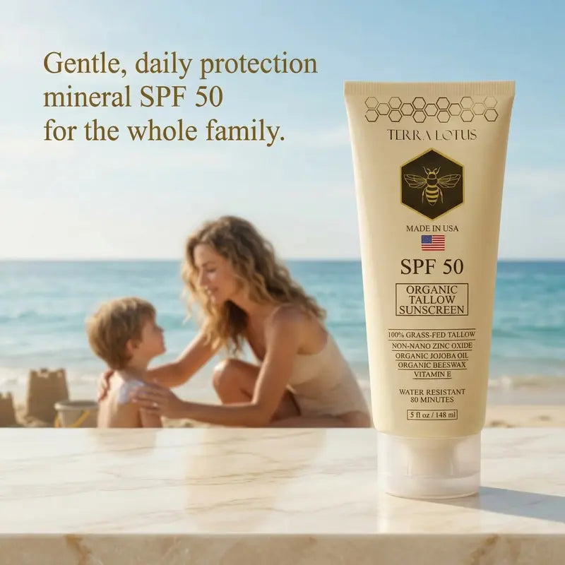 Organic Tallow Sunscreen SPF 50