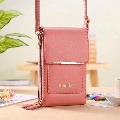 2026 Trendy Minimalist Elegant Women's Touchscreen Crossbody Phone Wallet