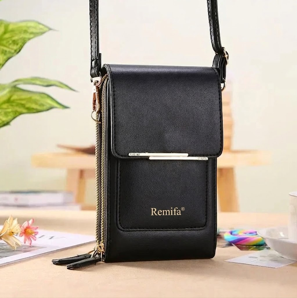 2026 Trendy Minimalist Elegant Women's Touchscreen Crossbody Phone Wallet