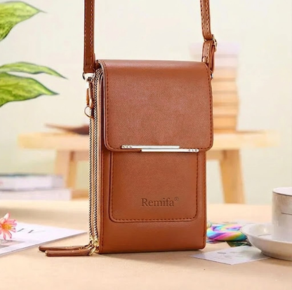 2026 Trendy Minimalist Elegant Women's Touchscreen Crossbody Phone Wallet