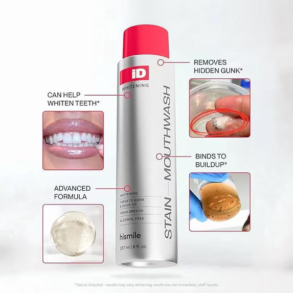 Stain Whitening Mouthwash, Peroxide Rinse, Gunk Removing Mouthwash