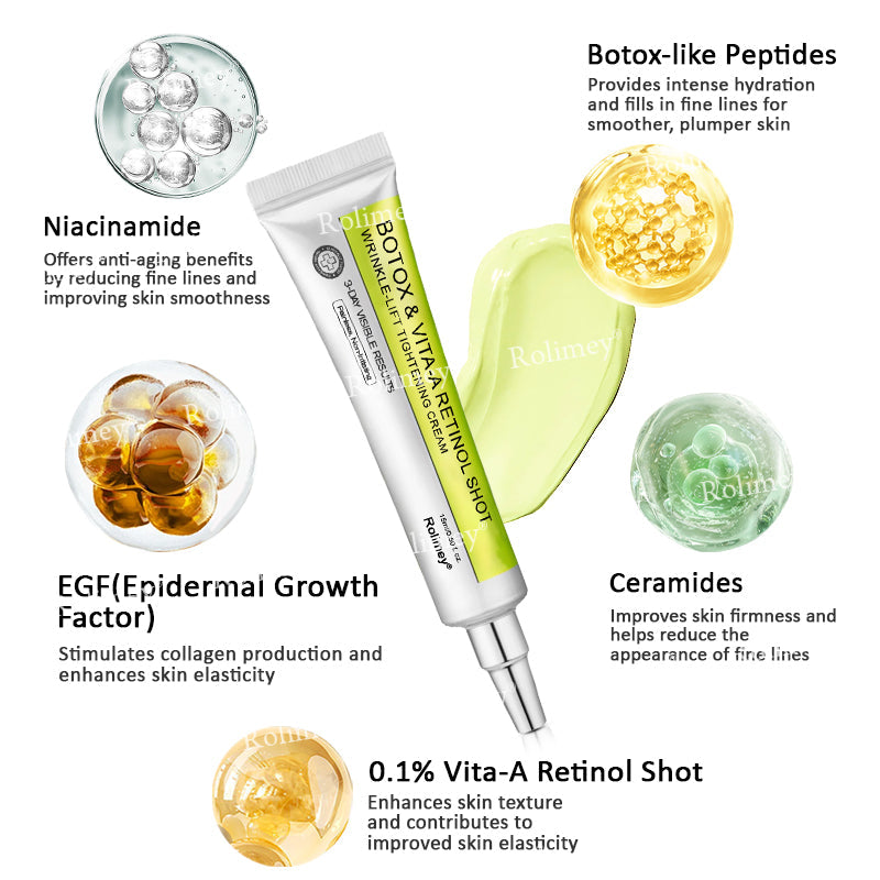 Rolimey Botox & Vita A Retinol Shot Wrinkle-Lift Tightening cream