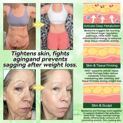 Moringa · Berberine × NAD+ 10-in-1 Advanced Nano Microneedle Patch