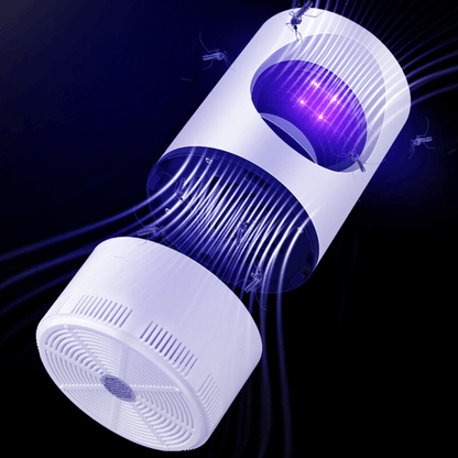 Fan-Powered Fruit Fly Trap with Blue Light, Indoor Bug Catcher