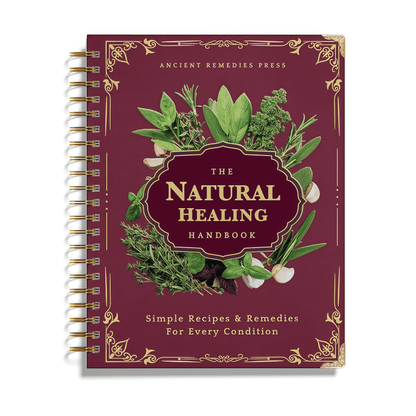 A természetes gyógyítás kézikönyve, spirálkötésű útmutató gyógynövényes gyógymódokhoz és természetes gyógymódokhoz