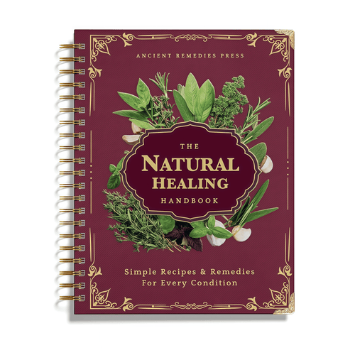 A természetes gyógyítás kézikönyve, spirálkötésű útmutató gyógynövényes gyógymódokhoz és természetes gyógymódokhoz