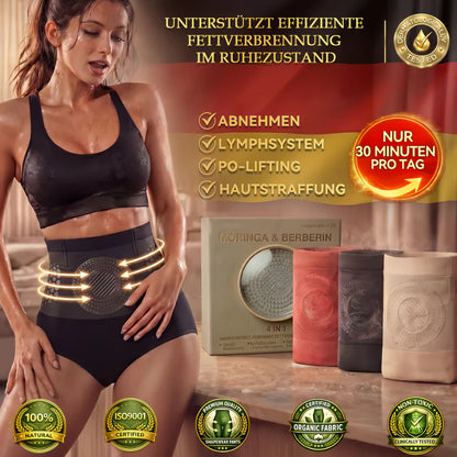 Moringa & Berberine 4-in-1 Micro-Particle Shaping & Fat Burning Shorts