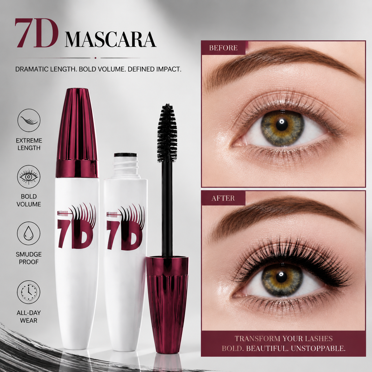 Smudge-Proof Curling & Lengthening Mascara