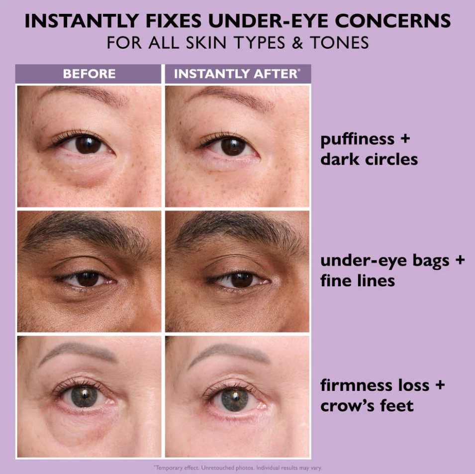 Instant FIRMx Eye Tightening Cream – Temporary Eye Lift, Easy-Wear Formula