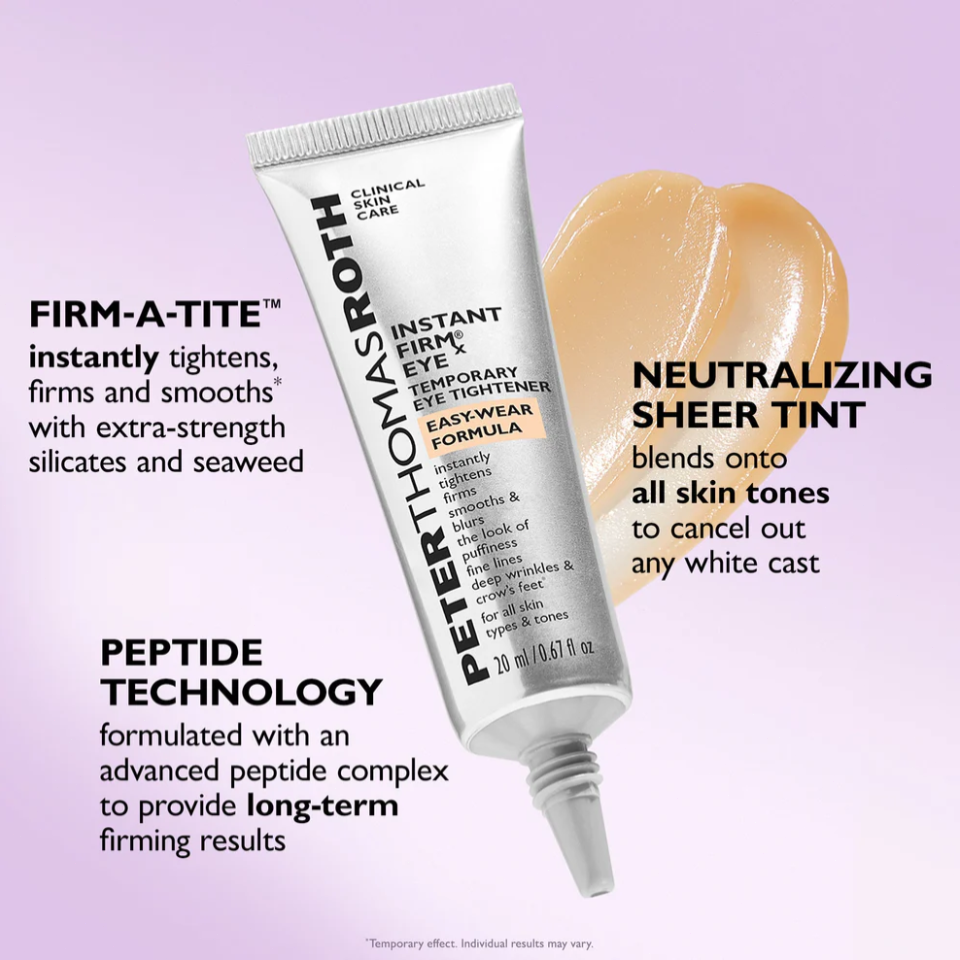 Instant FIRMx Eye Tightening Cream – Temporary Eye Lift, Easy-Wear Formula