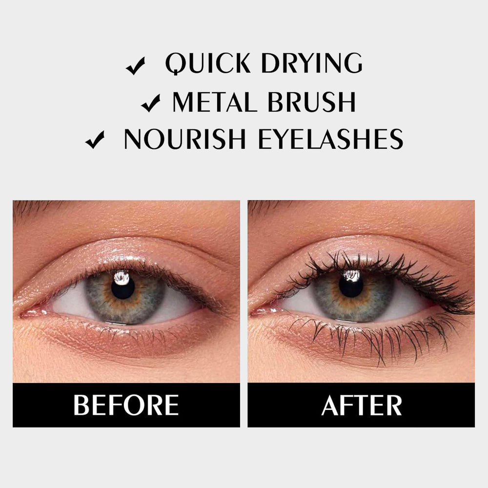Waterproof Fibre Mascara | Long Lasting Volume & Length, Non-Clumpy