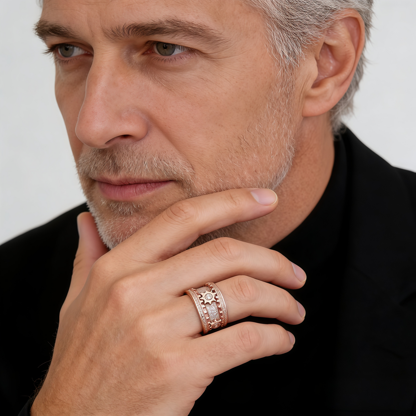 Mindfulness Spinning Ring – Relieve Stress with a Handmade 3D Fidget Band