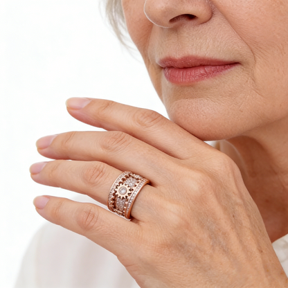 Mindfulness Spinning Ring – Relieve Stress with a Handmade 3D Fidget Band