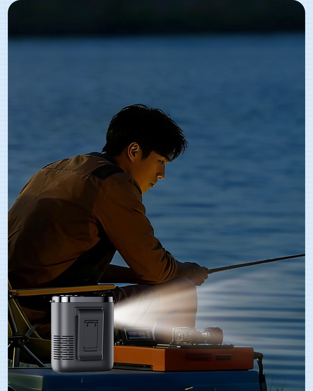Semiconductor Cooling Waist Fan – Portable Clip-On & Neck Fan with Turbo Cooling
