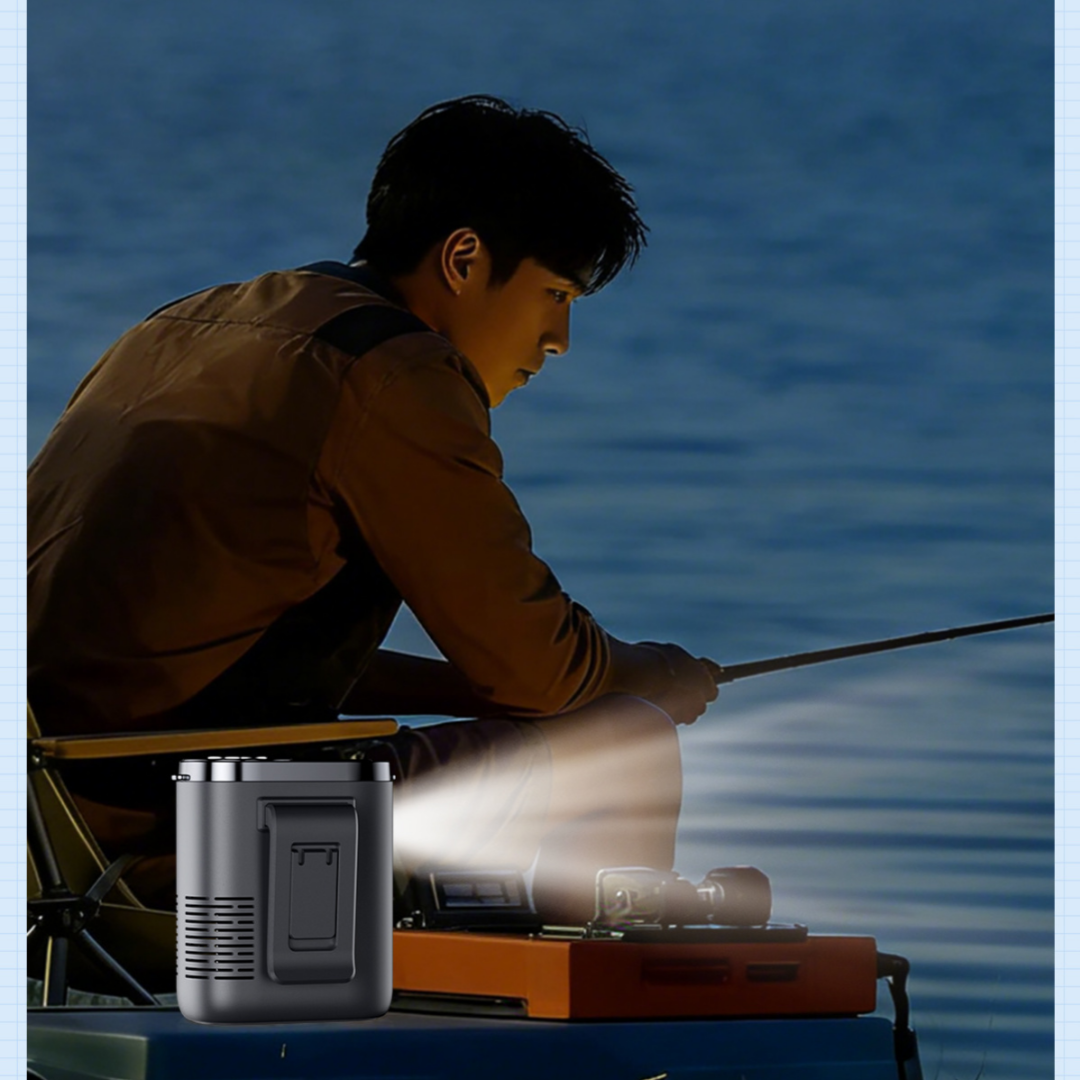 Semiconductor Cooling Waist Fan – Portable Clip-On & Neck Fan with Turbo Cooling
