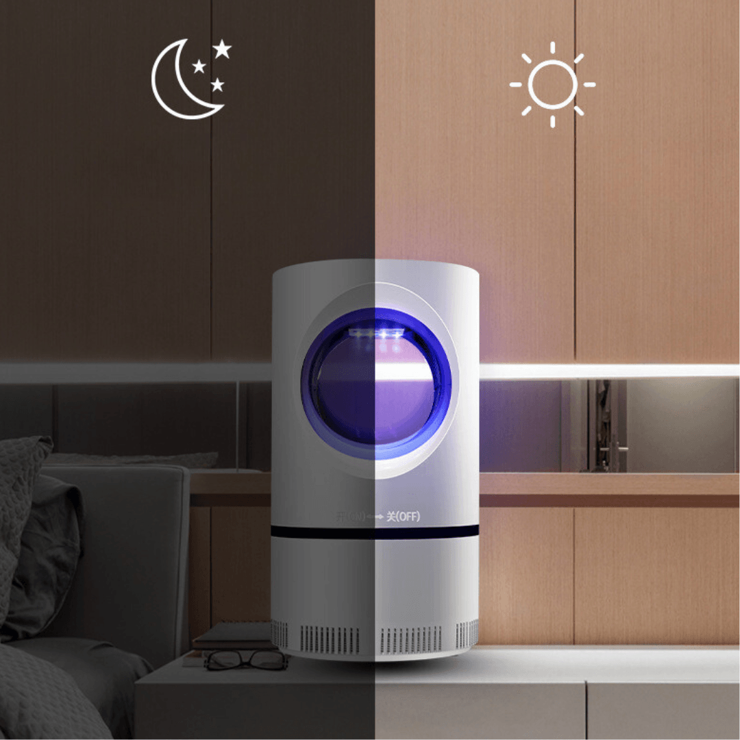 Fan-Powered Fruit Fly Trap with Blue Light, Indoor Bug Catcher