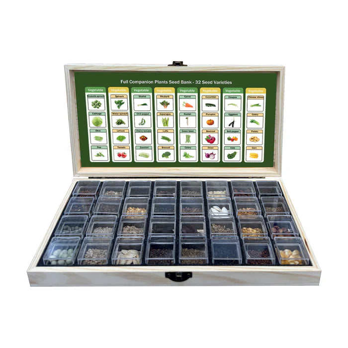 All-in-One Vegetable Seed Bank - 32 Seed Varieties