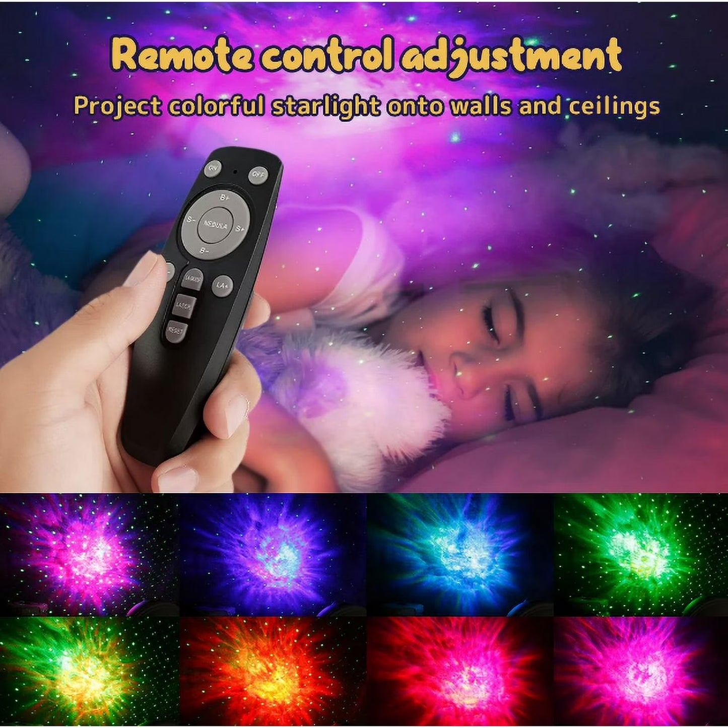 Astronaut Starry Night Light Projector For Aesthetic Room Decor Gift