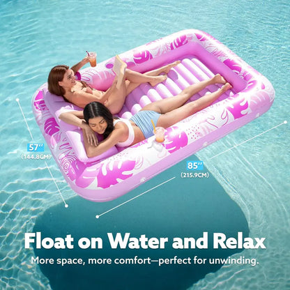 Inflatable Tanning Pool Lounger Float