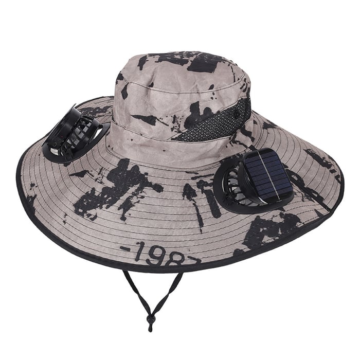 Solar Powered Sun Hat with Dual Fans – Cooling & UV Protection Hat