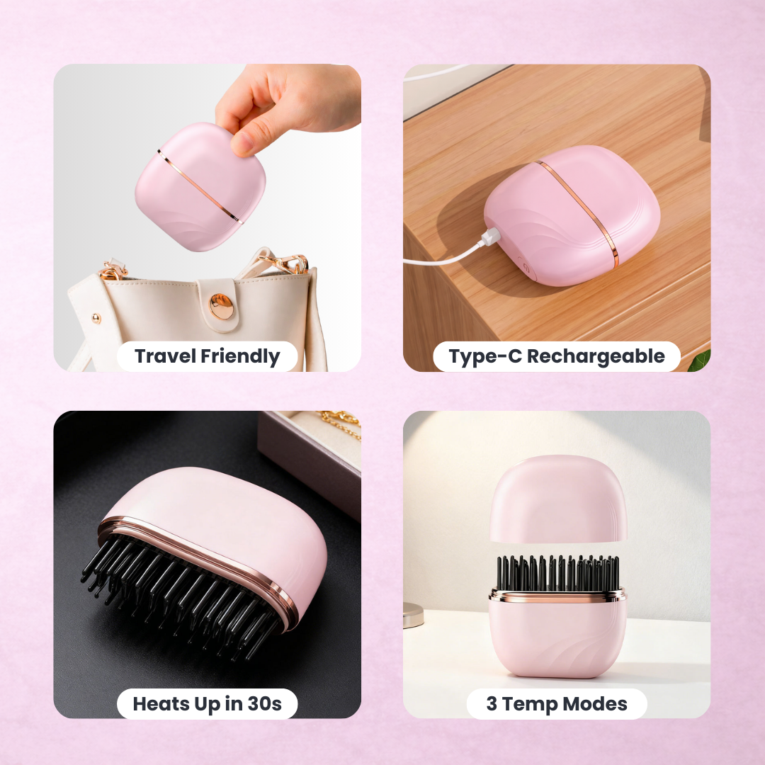 Mini Wireless Hair-Straightener