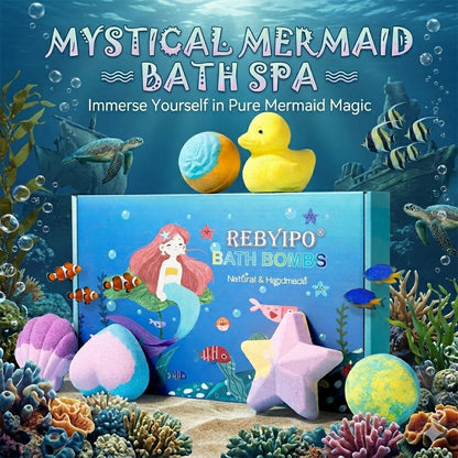 Kids Surprise Bath Bomb Set – Fun Colors & Hidden Toys