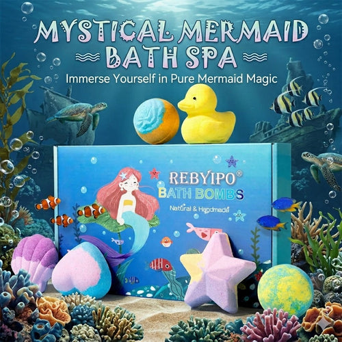 Kids Surprise Bath Bomb Set – Fun Colors & Hidden Toys