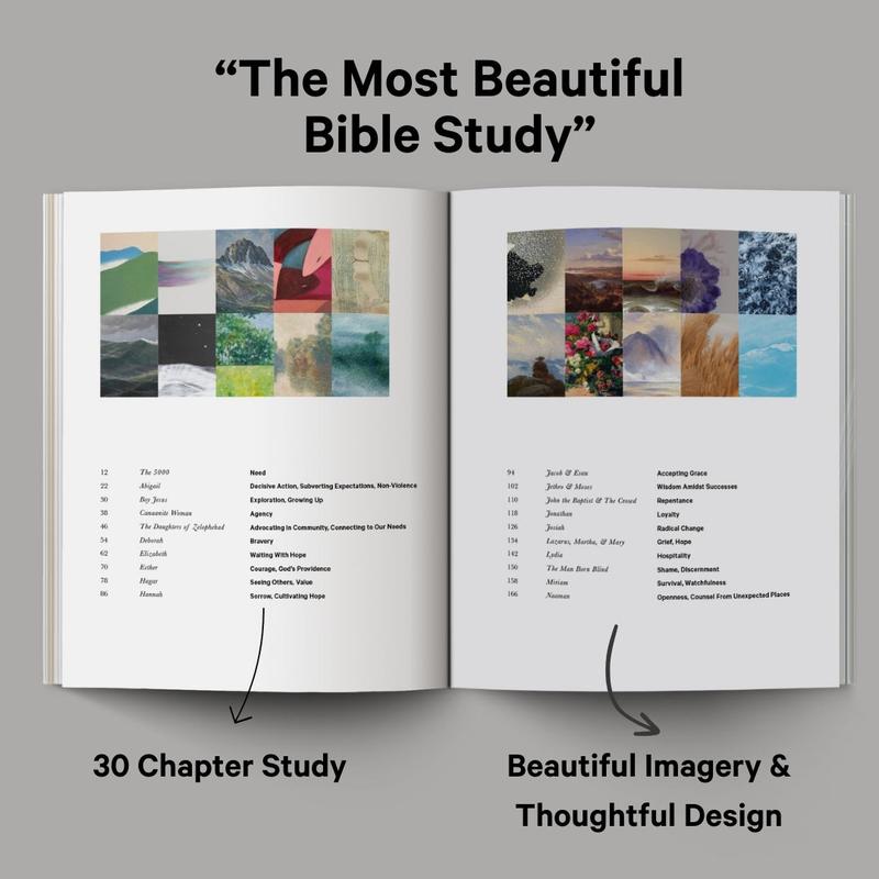 Bible Study Volume 1 | Guided Spiritual Devotional with Daily Prayers, Reflections & Contemplative Artwork | Perfect Christian Gift for Men