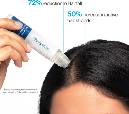 Siero roll-on per la crescita dei capelli al rosmarino Be Bodywise 50 ml