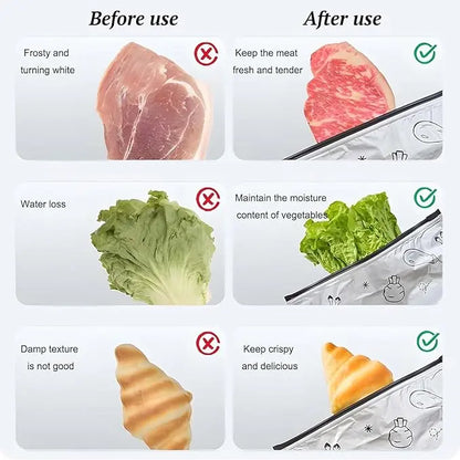 30Pcs Reusable Aluminum Foil Storage Bags | BPA-Free Leakproof Food Storage Bags (3 Sizes)