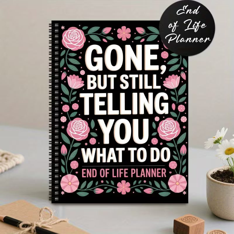 Last Wishes Organizer Book | End-of-Life Planner & Estate Planning Guide