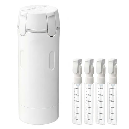 4-in-1 Portable Travel Dispenser Bottle | Compact Refillable Cosmetic & Shampoo Storage for On-the-Go
