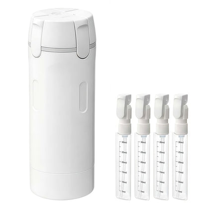 🎁 4-in-1 Portable Travel Dispenser Bottle | Compact Refillable Cosmetic & Shampoo Storage for On-the-Go (100% off)