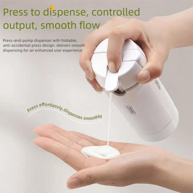 4-in-1 Portable Travel Dispenser Bottle | Compact Refillable Cosmetic & Shampoo Storage for On-the-Go