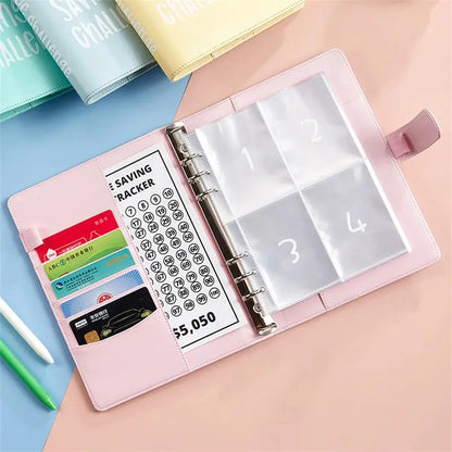 100 Envelope Savings Challenge Binder – A5 Cash Budget Planner with Numbered Envelopes