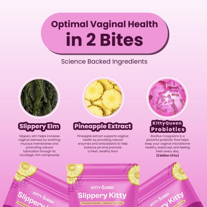 Slippery Kitty Feminine Probiotic Gummies